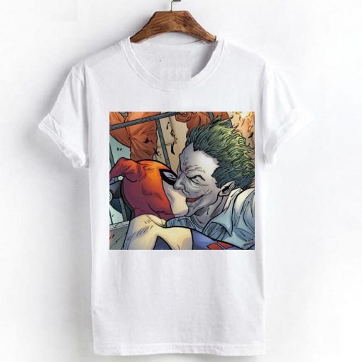 Harley Quinn Kissing Joker T-Shirt