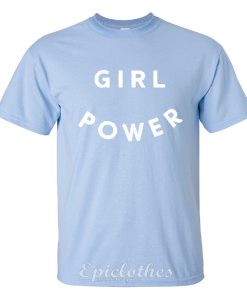 BLue Girl Power t-shirt