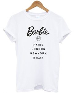 Barbie Paris London New York Milan t-shirt