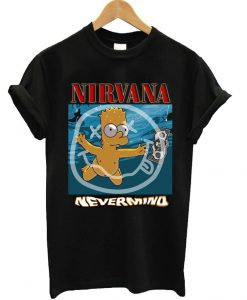 Bart Simpson Nirvana Nevermind T-shirt