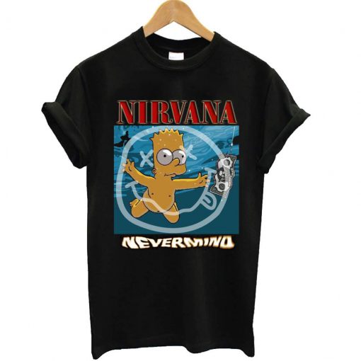 Bart Simpson Nirvana Nevermind T-shirt