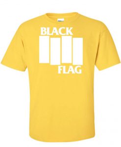 Black Flag Yellow T shirt