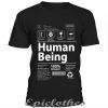 Black Human Being t-shirt