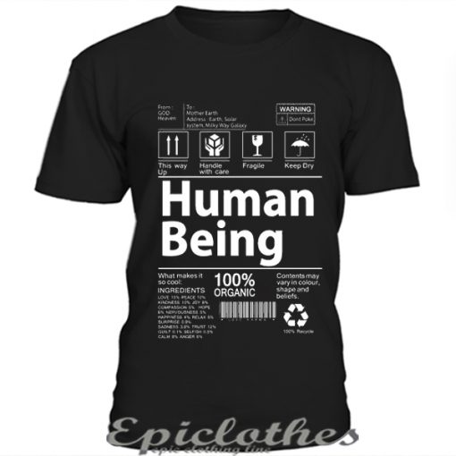 Black Human Being t-shirt