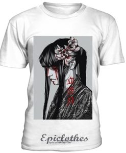 Bloody japanese girl t-shirt