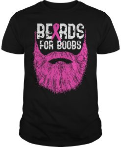 Breast cancer beards for boobs shirt
