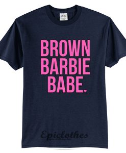 Brown Barbie Babe t-shirt