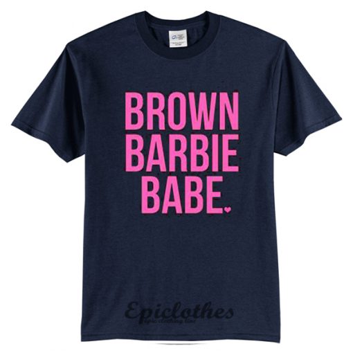 Brown Barbie Babe t-shirt