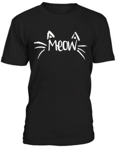 Cat meow unisex t-shirt