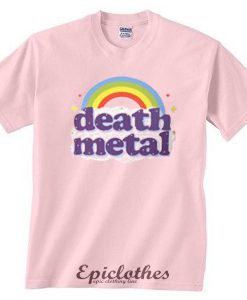 Death metal rainbow t shirt