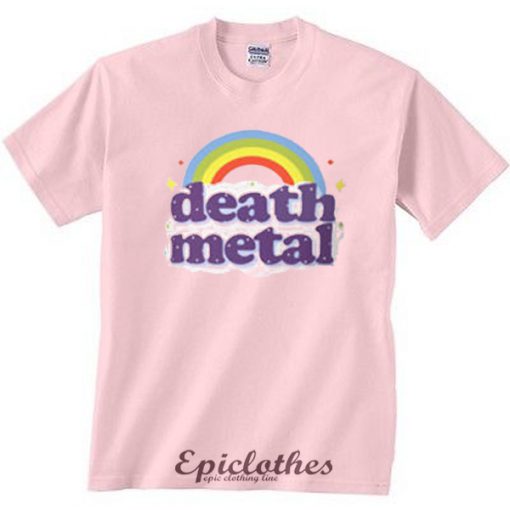Death metal rainbow t shirt