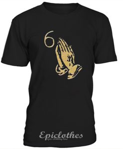 Drake pray hand T-shirt