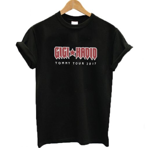 Gigi Hadid Tommy Tour T-shirt