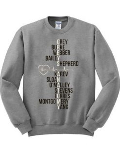 Greys Anatomy Cast Sweatshirt