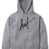 HUF demi script hoodie