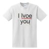 I love you eror typing t-shirt