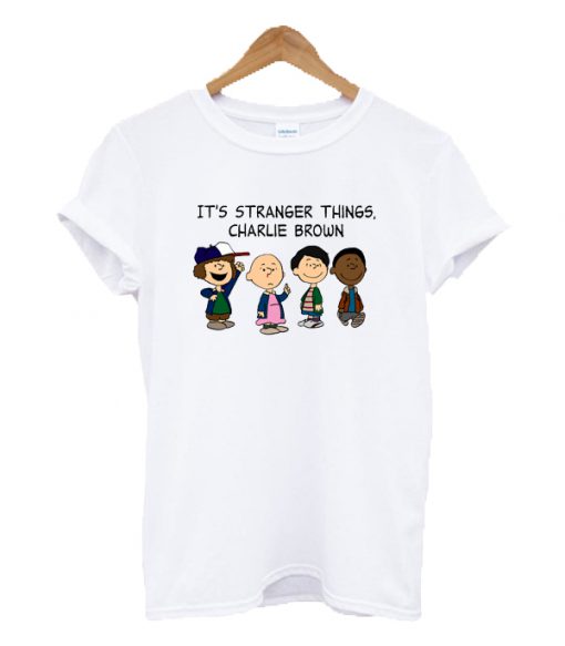 It's Stranger Things Charlie Brown T-shirt