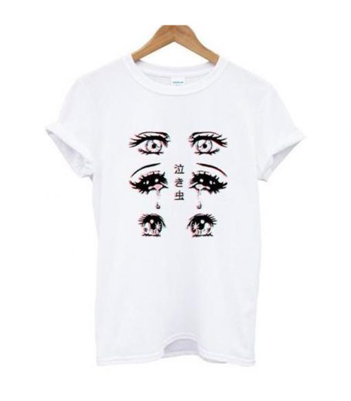 Japanese Style Sad Eyes T-shirt