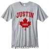 Justin Bieber Canadian Maple Leaf t-shirt