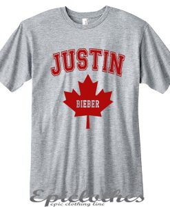 Justin Bieber Canadian Maple Leaf t-shirt