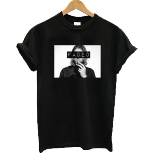 Kurt Cobain Faded T-shirt