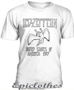 Led Zeppelin 1977 t-shirt