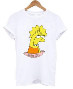 Lisa Simpson Nobody Cares T-shirt