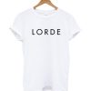 Lorde T-shirt