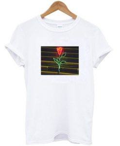 Louis Tomlinson Neon Rose T-Shirt