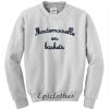 Mademoiselle en baskets sweatshirt