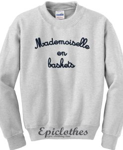 Mademoiselle en baskets sweatshirt