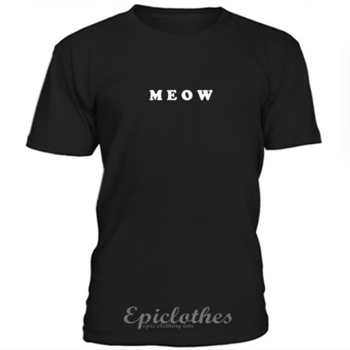 Meow unisex t-shirt