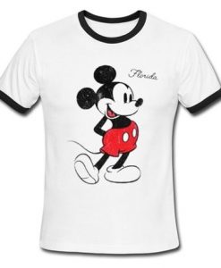 Mickey mouse on florida ringer t shirt