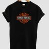 Miley Cyrus Hannah montana Harley Davidson logo t-shirt