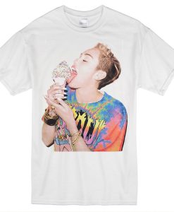 Miley Cyrus ice cream t-shirt