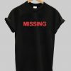 Missing T-shirt