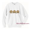 Monkey Emojis See No Evil Sweatshirt