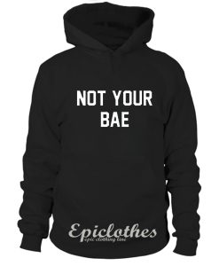 Not your BAE hoodie 2