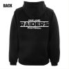 Oakland raiders back Hoodie