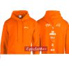 Orange shadow hill hoodie