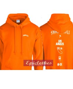 Orange shadow hill hoodie