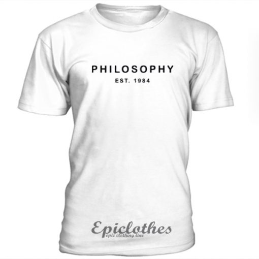 Philosophy t-shirt