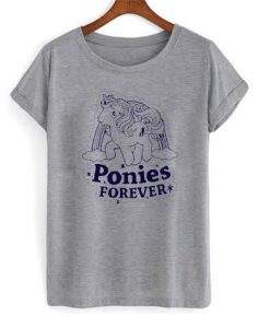 Ponies Forever graphic t-shirt