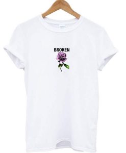 Broken Purple Rose T Shirt