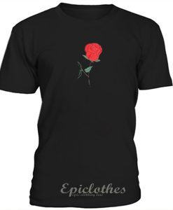 Rose flower t-shirt