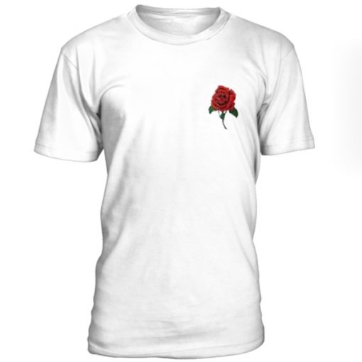 Rose with skull inside unisex T-shirt - Copy