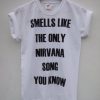 Smells Like The Only Nirvana Song You Know T-shirt