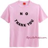 Smiley No Thank You t-shirt