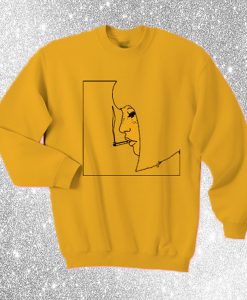 Smoking Girl Sweatshirt