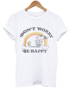 Snoopy dont worry be happy t-shirt